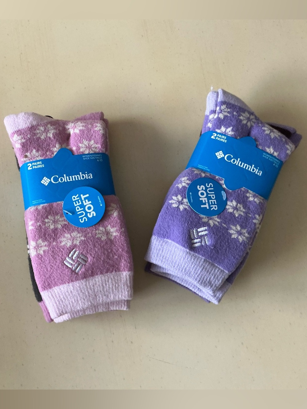 NWT Women’s 2-pair Pack Columbia Cozy Super Soft Crew Socks 🧦